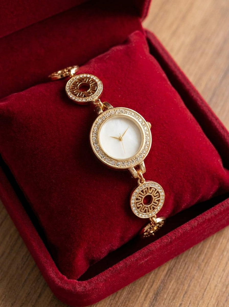 Crystal Bracelet Watch
