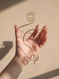 Arm cuff-Transparent pearl