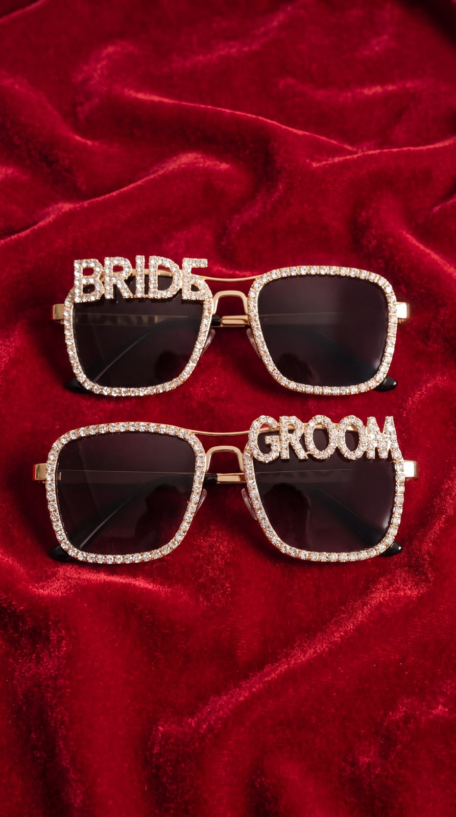 Bride and Groom Glasses