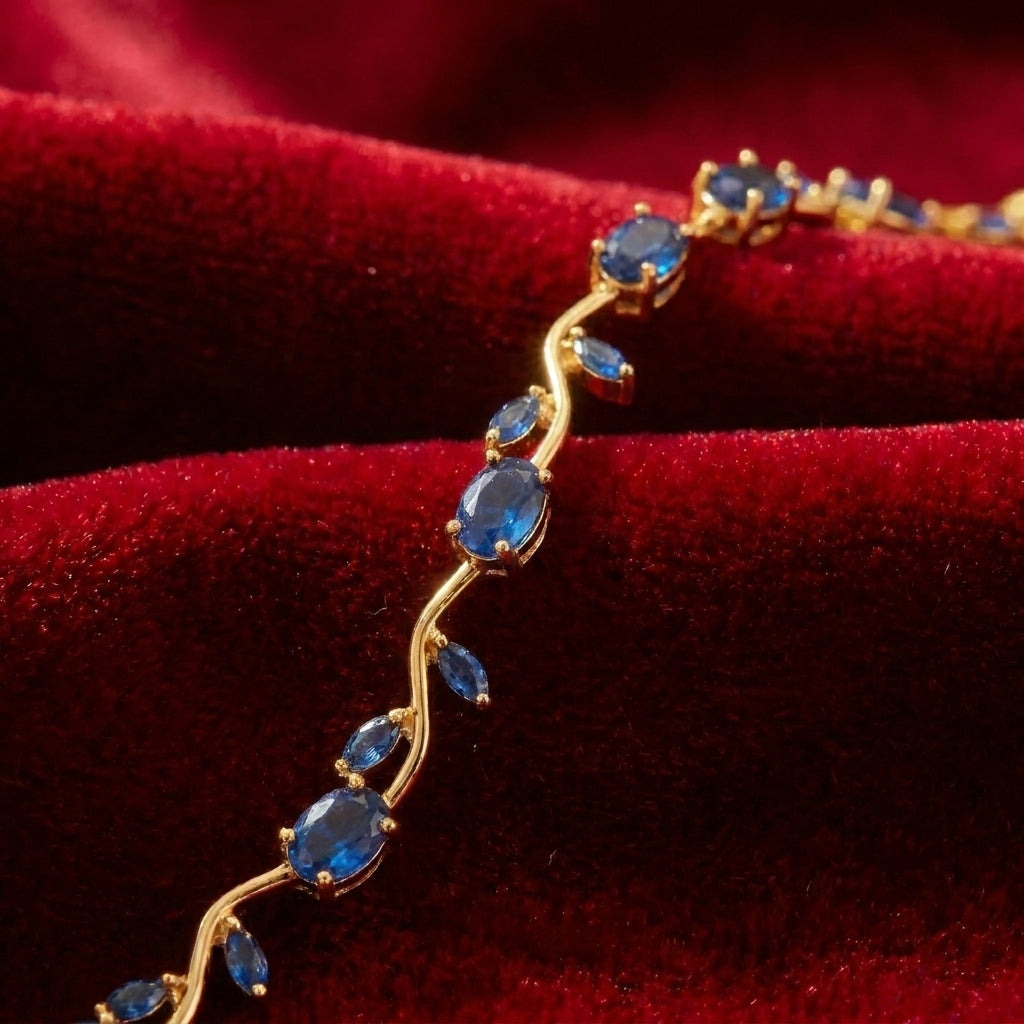 Tulip Bracelet Blue color