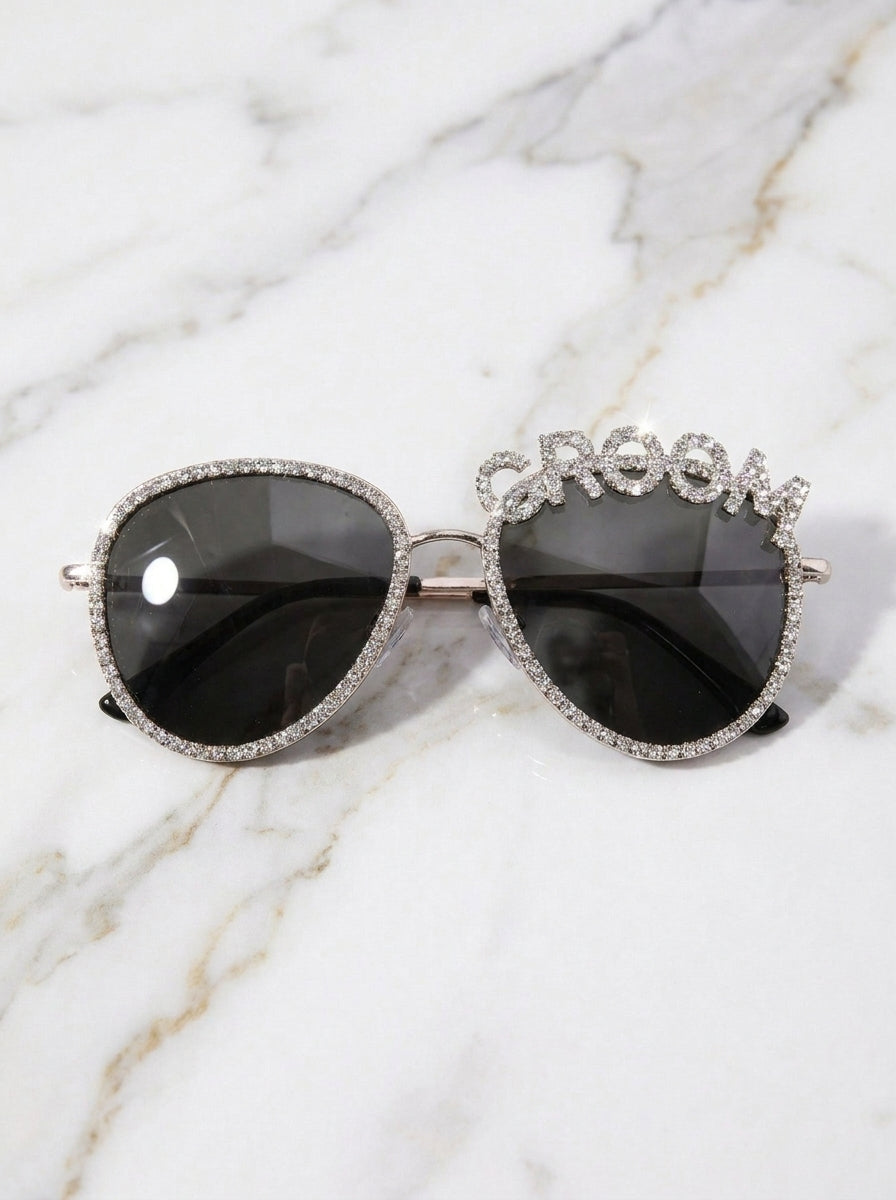BRIDE - GROOM GLASSES ( HAND MADE )